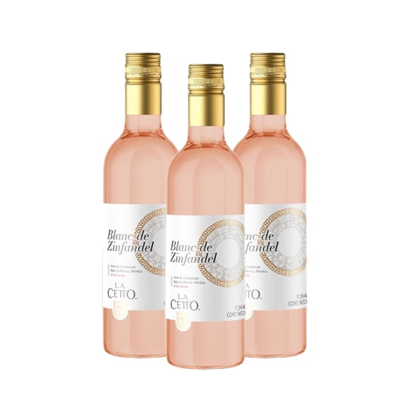 Pack De 3 Vino Rosado La Cetto Blanc De Zinfandel 187Ml