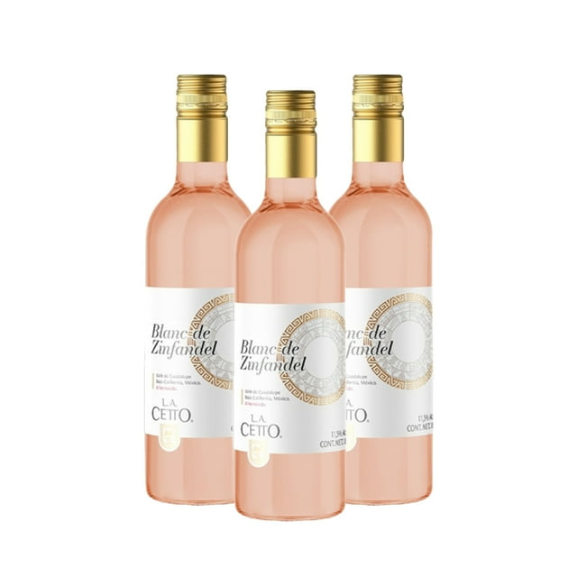 Pack De 3 Vino Rosado La Cetto Blanc De Zinfandel 187Ml