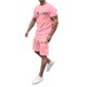 thumbnail image 1 of Playeras Básicas Hombre Wa Ffle Camiseta Casual De Manga Corta Camiseta Holgada Para Hombre, 1 of 5