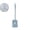 Blue, variant on Toilet Brush Toilet Bowl Brush with Holder Set, Long Handle Double-Sided Toilet Brush Bathroom Accessories Decontamination Tool