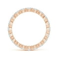 thumbnail image 2 of ANGARA IGI Certified Lab Grown 1.16 Ct Diamond Stackable Ring for Women in 14K Rose Gold (Size-2.4mm|Color-F-G|Clarity-VS) | April Birthstone, Anniversary Jewelry Gift for Women | Diamond Ring, 2 of 4