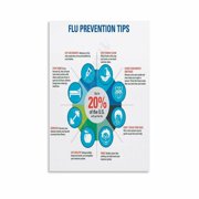 Tips for Preventing Flu And Colds Guide Poster Flu Prevention Tips Infographic Poster Canvas Painting Wall Art Poster for Bedroom Living Room Decor poster