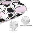 thumbnail image 3 of Balery Cute Animal with Cow Funda de Cojín Estampada, Regalos para Mujeres, Regalos de Amor para Ella, Regalos para Novia o Esposa, Funda de Almohada-20"x30", 3 of 6