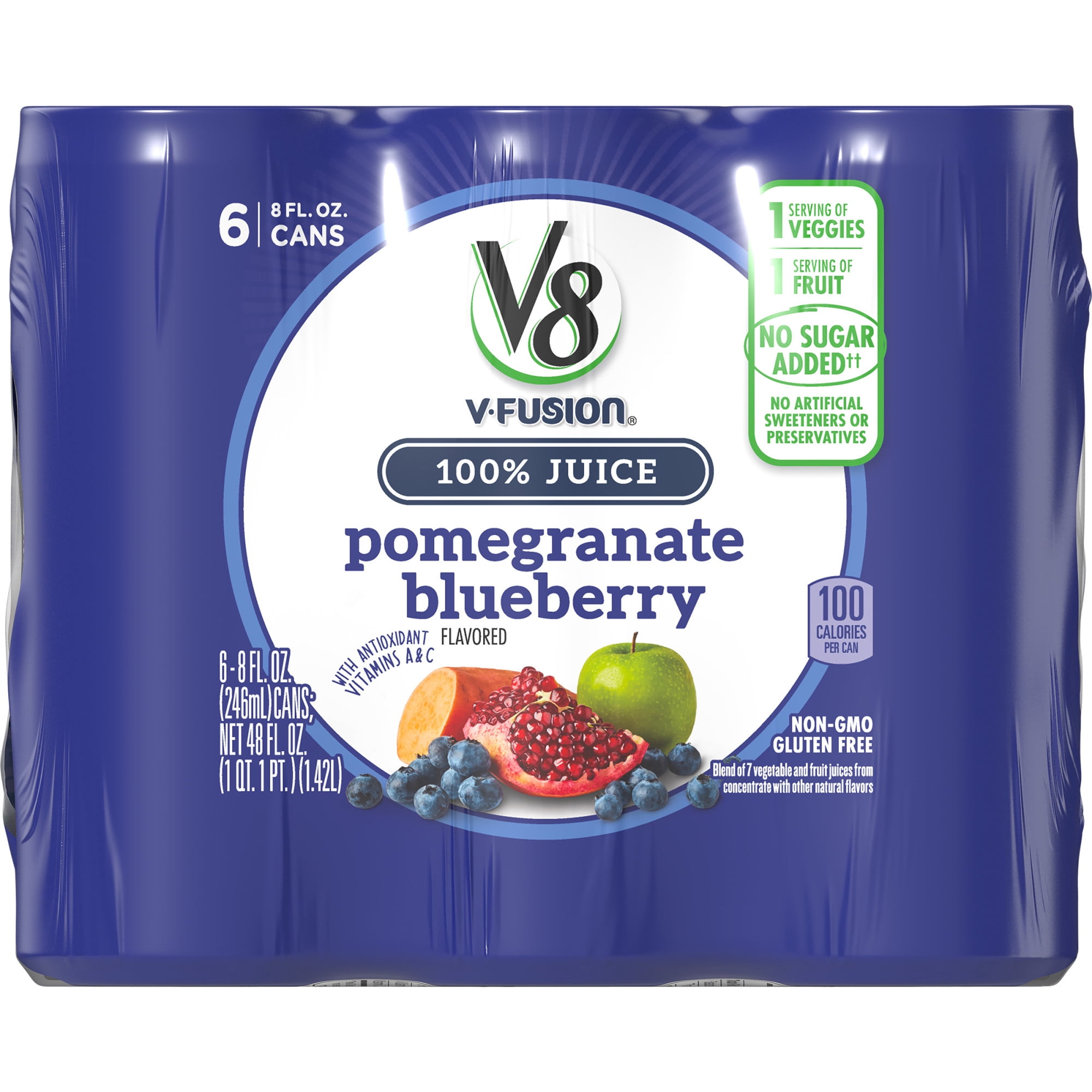 V8 Pomegranate Blueberry, 8 oz., 6 pack