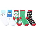 thumbnail image 1 of HTOOQ S Unisexe Mignon Modèle Coloré Coton Vis Chaussettes Style de Noël (C), 1 of 6
