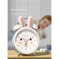 thumbnail image 3 of Alarm Clock Student with Children Boys and Girls Cute Bedside Simple Special Get Up Artifact Desktop Clock 2022 New (Blue), 3 of 5