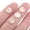 Rose Gold, variant on 50X Raw Brass Round Earrings Charms Hammered Pendant Stamping Disc Dog Tags Diy-Rose Gold