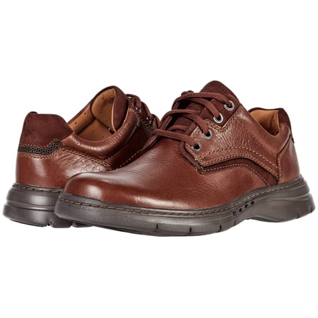 Clarks Un Brawley Pace Black Leather Shoe - 26151781