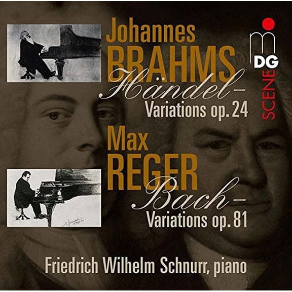 Brahms / Reger / Schnurr,Friedrich Wilhelm - Variations & Fugues on Themes By Handel & Bach - Music & Performance - CD