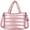 Pink, variant on Kukuzhu Quilted Shoulder Tote Bag for Women Padding Down Cotton Hobo Bag Casual Shopping Large Handbag