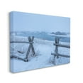 thumbnail image 3 of Stupell Industries Snow Covered Fields Country Fences Winter Landscape Photograph Gallery Wrapped Canvas Print Wall Art, Design by Steve Smith, 3 of 5