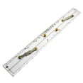 thumbnail image 5 of 45cm Transparent Parallel Ruler for Accurate Navigation and Chart Measurement, 5 of 8