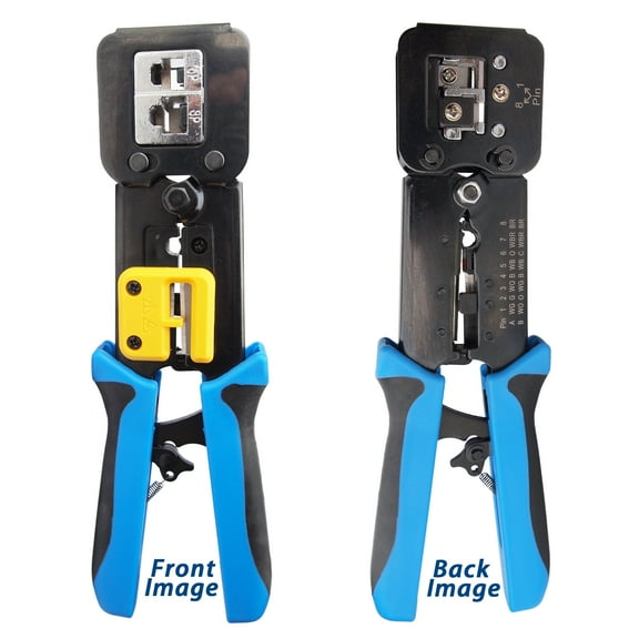 Professional Network Ethernet LAN Phone Crimper Crimp Tool Cat5e Cat6 RJ45 RJ11