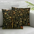 thumbnail image 3 of HENGT  Throw Pillow Cover Floral William Morris Tree of Life Vintage Birds Home Decor Pillowcase Lumbar Pillow Case Cushion Cover for Sofa Couch Bed, 3 of 5