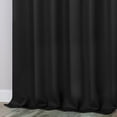 thumbnail image 6 of Superior Blackout Solid Light Filtering Grommet Curtain Panel Set, 46" x 84", Black, 6 of 14