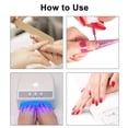 thumbnail image 5 of 500pcs French Nail Form Tips Acrylic Builder Nail Art Guide Mold Manicure Stencil|nail Form, 5 of 5