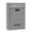 Grey, variant on Tnarru Keyless Locking Mailbox Wall Mount Iron Delivery Box Large Capacity Accessories for House Villa Multipurpose 8.6x3.3x12.6inch White