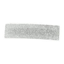 Unique Bargains 1 Pc Grace Square Hair Clips Hairdo Clip for Women 3.46"x0.94"x0.71" Silver Tone