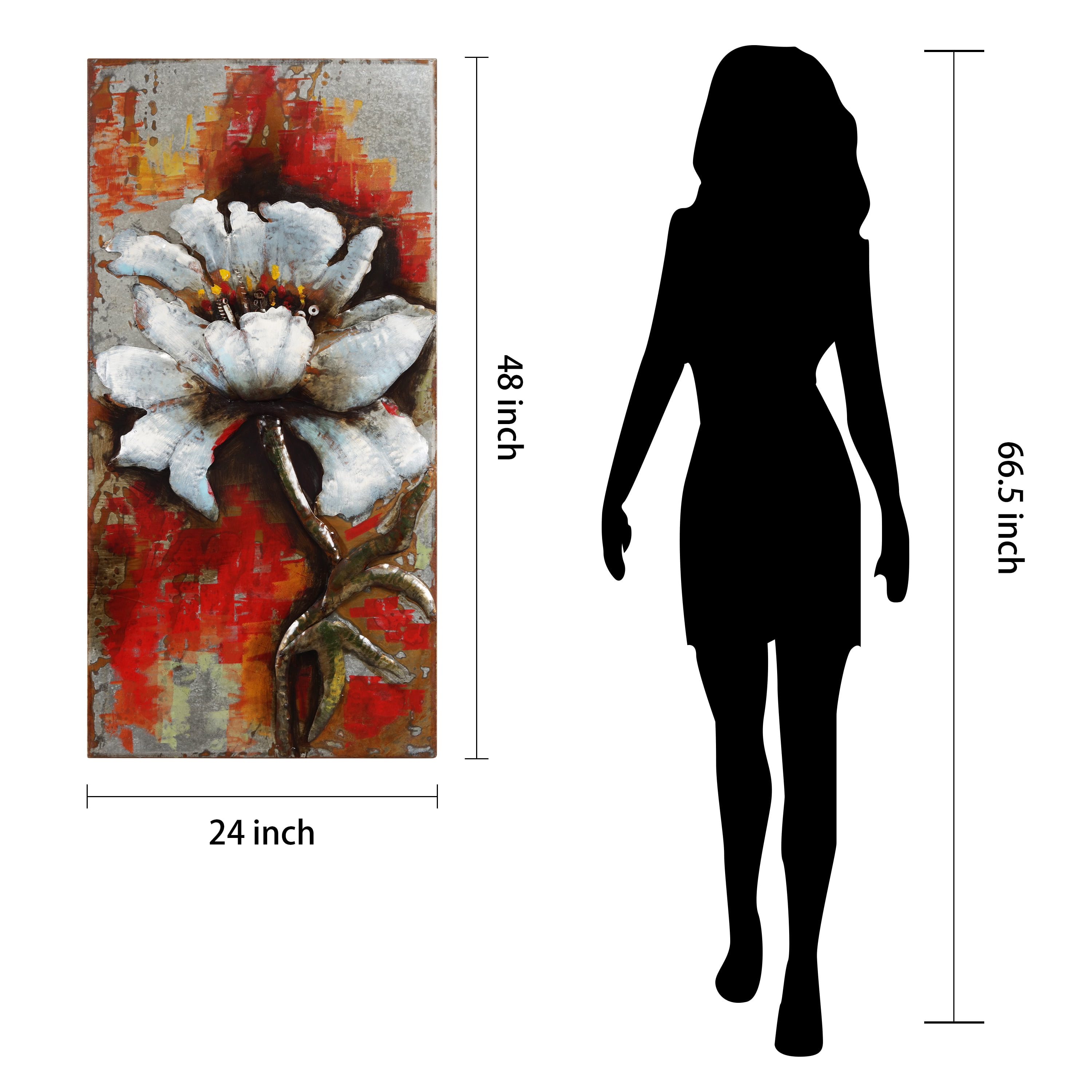 Empire Art Primo Mixed Media Sculpture - Garden Rose 1