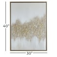 thumbnail image 4 of 30" x 40" Glitter Flakes Geode Framed Wall Art with Gold Frame, by CosmoLiving by Cosmopolitan, 4 of 14
