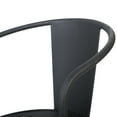 thumbnail image 5 of GDF Studio Tottenham Outdoor Iron Bistro Set, Black Sand, 5 of 12