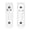 White, variant on GuodhuVideo Doorbell Backplate Replacement – Sturdy Mounting Plate for Doorbell Camera with Installation Accessories for Home Security(White)