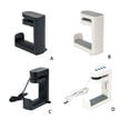 thumbnail image 2 of sweethay Soporte para auriculares Gancho para colgar Auriculares para juegos Soporte de almacenamiento para pantalla Soporte ajustable para Cables de audio/vídeo Blanco/4 salidas USB, 2 of 6