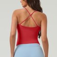 thumbnail image 4 of Boovnll Camisoles pour Femmes, Camisoles à Manches Courtes Unies à Col Rond pour Femmes, Débardeur pour Femmes, Débardeur à Bretelles Spaghetti, Camisole, 4 of 4