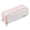 thumbnail image 1 of School Multifunctional Double Zipper Portable Canvas Large Capacity Pencil Case, 1 of 7