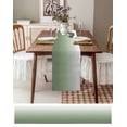 thumbnail image 4 of Table Runner 72 Inches Long for Kitchen Dining, Sage Green Ombre Dresser Scarf Farmhouse, Dining Table Decorations for Wedding/Parties, Modern Sage Green Abstract Art 14 x 72 In, 4 of 9