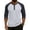 AI09_Light Gray, variant on Resicozy 3/4 Sleeve Shirt Men Summer Color Block Henley Neck Baseball T-Shirts Casual Loose Fit Tees T-Shirt White XL