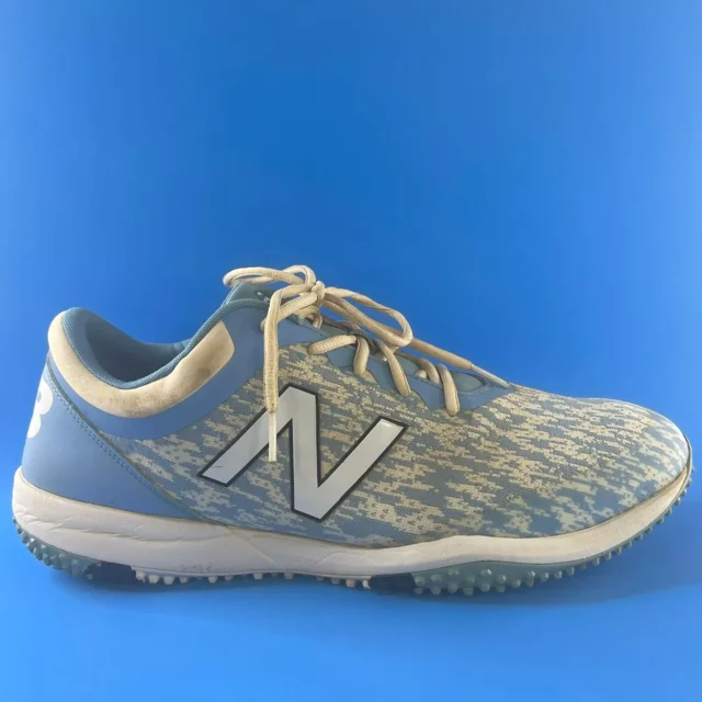 New Balance 4040 V5 Mens Size 15 Turf Trainer Baby Blue Shoes Sneakers T4040SD5