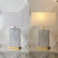 thumbnail image 5 of JONATHAN Y Chloe 24.5" Modern Coastal Iron/Marbled Ceramic LED Table Lamp with USB Charging Port, Blue/White (Set of 2), JYL1140A-SET2, 5 of 7