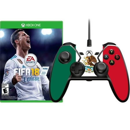FIFA 18 and Mexico Skin Controller Bundle, Electronic Arts, Xbox One,