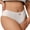 White, variant on Women's Seamless Ice Silk Thong, Low Waist Invisible Breathable No-Show Underwear for Daily Workout