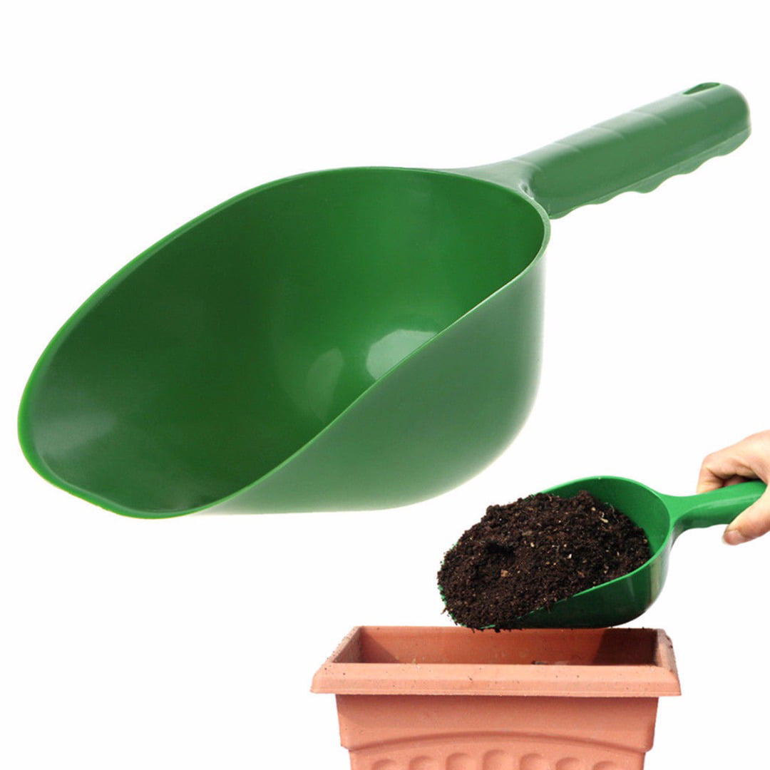 1PC Plastic Garden Shovel Bonsai Seeding Soil Scoop Succulent Planting Hand Tool 