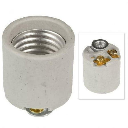 Porcelain Lampholder - Cooper 969 Porcelain Incandescent Medium Base Socket Lamp Holder Bracket