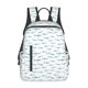 thumbnail image 1 of Balery Cute Shark Mochila ligera para hombre y mujer: duradera e impermeable, ideal para la escuela, el trabajo, viajes y uso diario., 1 of 7