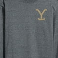 thumbnail image 3 of Yellowstone - Y Brand Left Chest - Men's Long Sleeve T-Shirt, 3 of 6