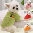 thumbnail image 1 of Dog Sweater,Pet Clothes Keep Warmth Good Elasticity Pet Dogs Sweater Clothes for Winter,Green 2XL, 1 of 8