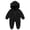 Black, variant on Newborn Baby Girls Boys Cute Bear Fleece Footie Bunting Snowsuit Toddler Infant Hooded Plush Footed Jumpsuit Romper Winter Fall Warm Coat Outfits