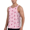 thumbnail image 2 of Haiem Strawberries Men Workout Tank Top Gym Bodybuilding Sleeveless Muscle T Shirts Athletic Tank Breathable Workout Shirt-Medium, 2 of 9
