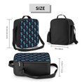 thumbnail image 2 of Disketp Blue Seahorse Bolsa Térmica Estampada para Almuerzo, Lonchera para Hombres y Mujeres Adultos, 2 of 7