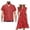 Red Candy Canes, variant on Uorisanigo Candy Canes Couples Matching OutfitsChristmas Men's Short Sleeve Shirt Size 2XS Fashion Hawaiian Tops Workwear and Womens V-neck Midi Casual Dress Summer Dresses