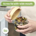 thumbnail image 3 of Frascos de vidrio EONJOE de 300 ml con tapas para preparar comidas y controlar las porciones, 3 of 7