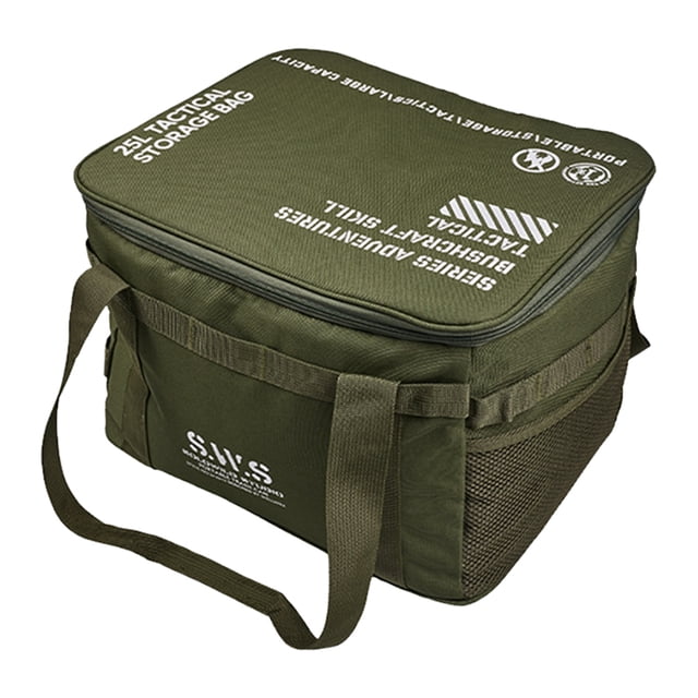 Cañón Gas Almacenamiento Campamento 25L para Actividades Familiares () Verde