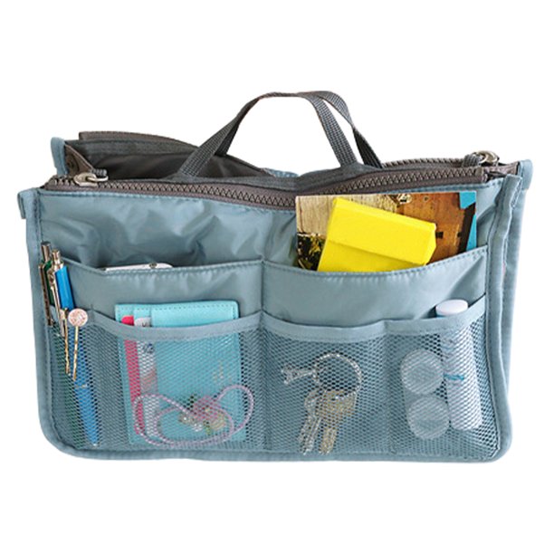 Bolso De Cosméticos Bolso cosmético multifuncional Bolso de maquillaje portátil Bolso organizador de cremallera doble Ehuebsd Para Estrenar