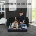 thumbnail image 5 of Marvel Black Panther Cozee Flip-Out Sofa with Memory Foam - 2-in-1 Convertible Sofa to Lounger by Delta Children, Black, 5 of 12