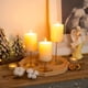 thumbnail image 3 of Candelabro dorado para velas de pilar Juego de 6 Sincero, 3 of 5