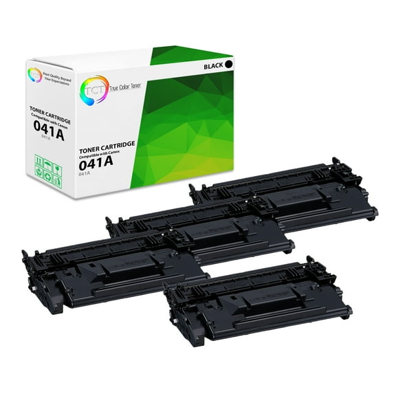 TCT 041A Toner Cartridge 4 Pack - Premium Compatible Replacement for 0452C001 CRG041 Black
